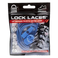 Lock Laces Roy48 Safety Shoe Laces,Blue,48" L,Pr