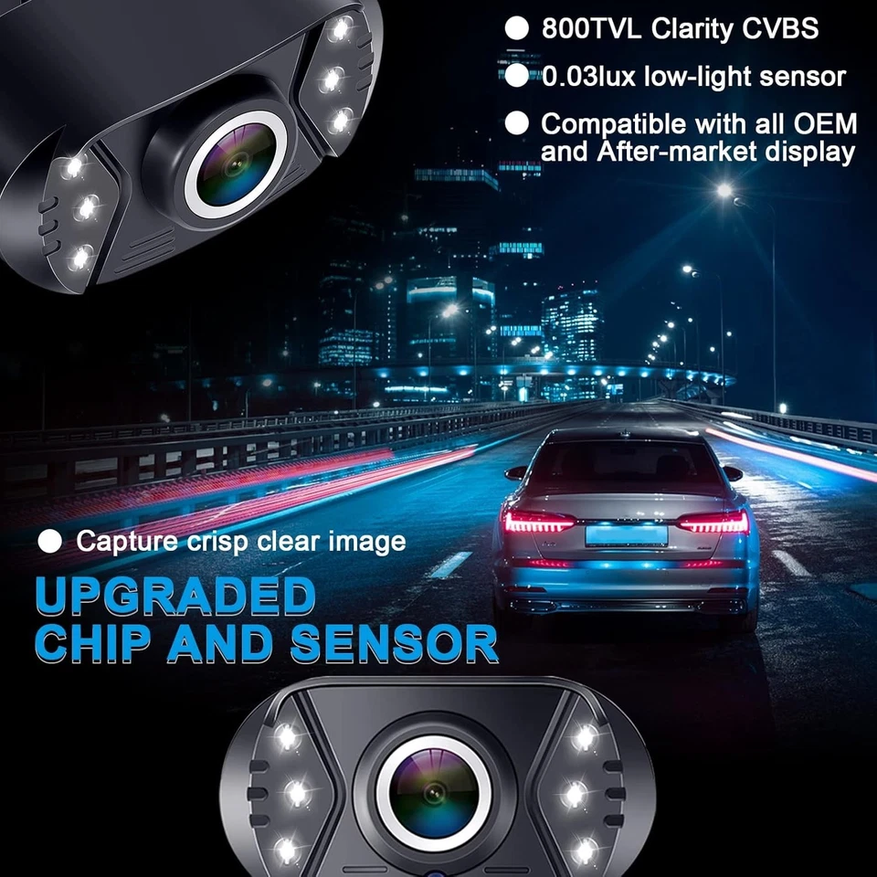HD 1080P Backup Camera with 170° Wide Angle & Night Vision for All Vehicles - Image 4 of 4