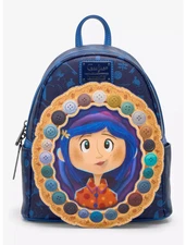 Loungefly  - Coraline Portal Button Frame Mini Backpack - NEW