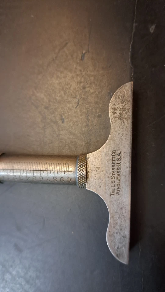 STARRETT NO.440-A DEPTH MICROMETER 2-1/2" HALF BASE LENGTH 0-1" RANGE .001" - Image 2 of 4