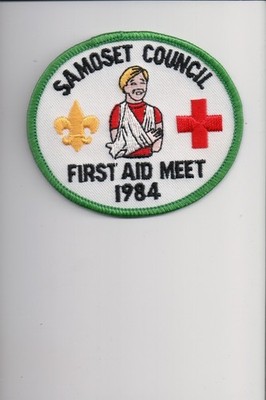 1984 Samoset Council First Aid Meet patch