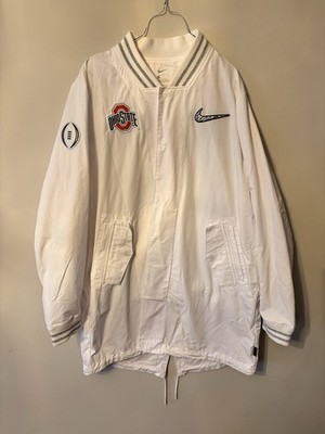 Nike Men's Ohio State Buckeyes On-Field Playoff Coat Jacket Diamond Quest, Large