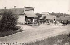Street View New Haven Center MI Michigan RPPC Photo Postcard COPY