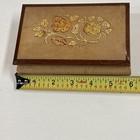 Italian Birdseye Maple Inlaid Musical Jewelry Box Plays “Memories” — photo 8