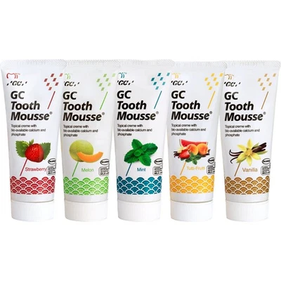 GC Tooth Mousse Recaldent 1 Tube 40g, Various Flavours