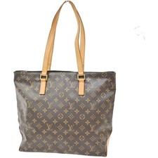 Borsa a tracolla Louis Vuitton Cabas Mezzo Monogram Pelle Marrone M51151 83KC316