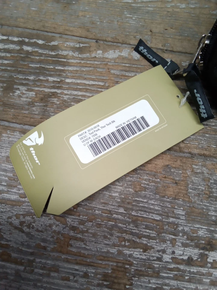 Bolsa de Herramientas Thor Tech Motociclistas Negra Nueva Estuche Semi Rígido Correas Ajustables Foto 2 de 4