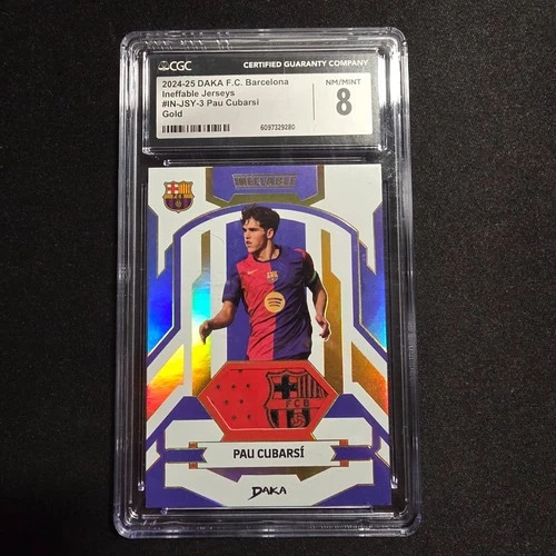 2025 DAKA ONE & TWO INEFFABLE PAU CUBARSÃ SOCCER FC BARCELONA RELIC /25
