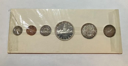 1955 Canada RCM Uncirculated Proof-Like set ARNPRIOR Variety