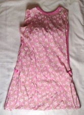 Vintage Lilly Pulitzer Sleeveless Dress Floral Pink White Green Dress 1960s Mod