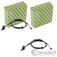 2X Snr ABS-SENSOREN Hinten Passend FÜR CitroËN Berlingo C4 Peugeot Partner