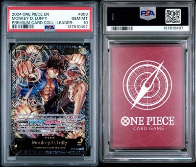 ワンピース カードゲーム 2024 ONE PIECE JP MONKEY D. LUFFY #003 2024 ONE PIECE PREMIUM COLLECTION MONKEY D LUFFY # 003 PSA 10 | eBay