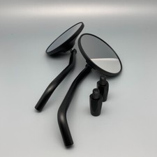 LSL ERGONIA SPIEGEL SILBER PAAR SET LENKERSPIEGEL M10 SCHWARZ E-GEPRÜFT ALU