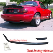 For 1990-1997 Mazda Miata Rs Style Rear Bumper Lip Urethane
