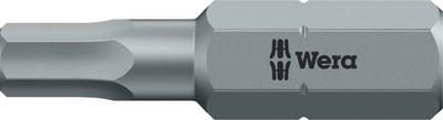10x Bit 840/1 Z 1/4 '' 3 mm Länge 25 mm zähhart, HEX-Plus WERA