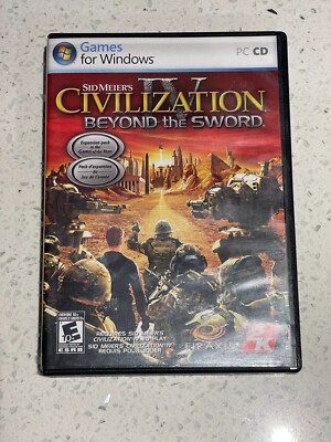 Sid Meier's Civilization 4 Beyond The Sword PC & Warlords CIB FAST SHIPPING