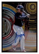 2017 Bowman High Tek Francisco Mejia High Tek Autograph Gold Rainbow /50