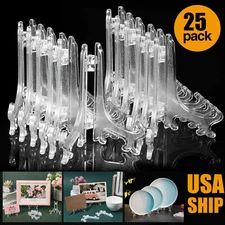25* Easel Display Stand Plate Foldable Bracket Picture Photo Frame Card Holder