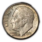 1961-D 10c Roosevelt Silver Dime - Colorful Toning - SKU-Y5372