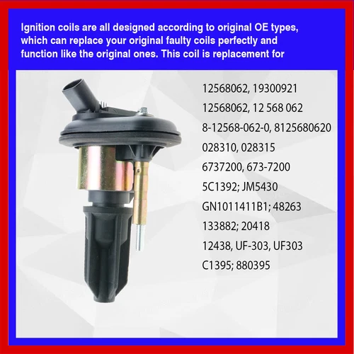1pc Ignition Coil UBU349 for CHEVROLET Trailblazer BUICK Rainier L6-4.2L UF303 - Bild 2 von 6