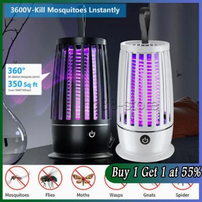 Electric Insect Bug Zapper Light UV Mosquito Killer Pest Catcher Lamp Fly Indoor