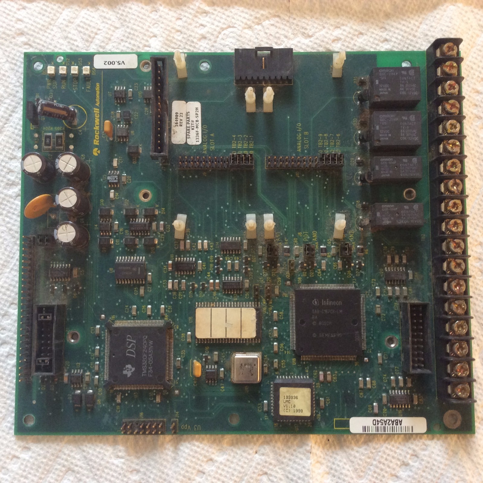 Rockwell Automation 164989 Rev 23 Board 1336F-MCB-3P2H