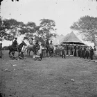 Union Soldiers filling canteens Fredericksburg - 8x10 US Civil War Photo