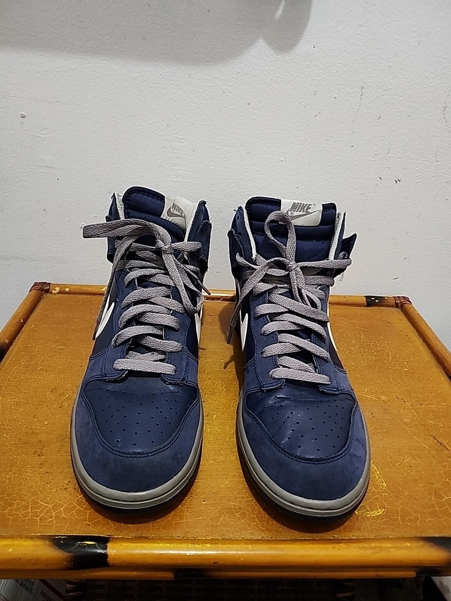 Nike Dunk High Midnight Blue Size 12 Yankees Basketball 