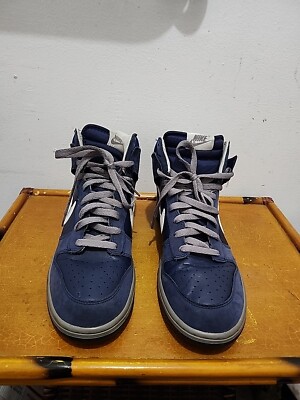 Nike Dunk High Midnight Blue Size 12 Yankees Basketball Shoes Rare
