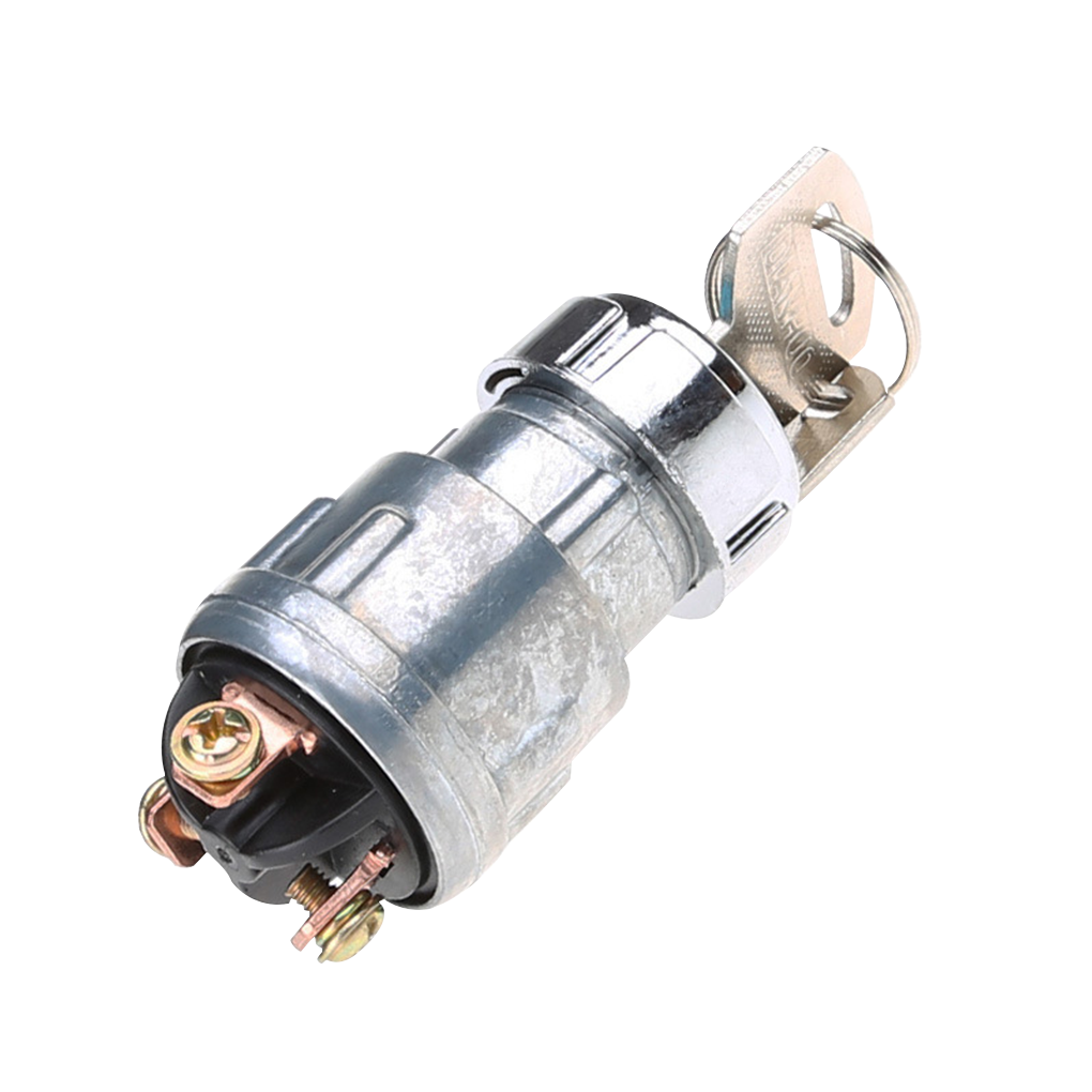 Universal Car Ignition Starter Key Switch 12V W/2 Keys For Car Truck