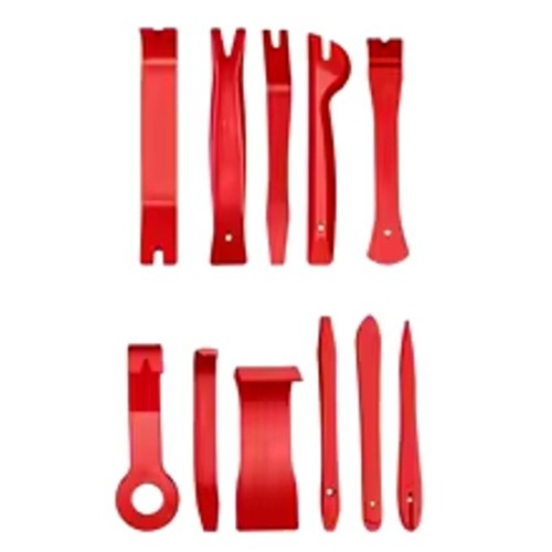 Kit De 4 Outils Pour Démontage Panneaux Auto - Pince à Clips, Levier - Plastique - Neuf