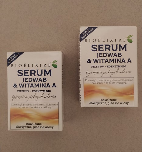 2 X Bioelixire Hair Serum Silk & Vit A & Q 10 Smoothing Regenerating 2 X 20 ML - Picture 5 of 6