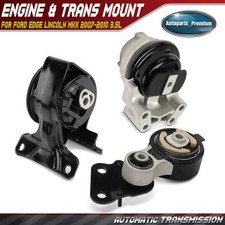 3x Engine Motor & Transmission Mount & Torque Strut Mount for Ford Edge Lincoln