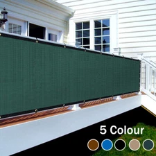 50FT Privacy Fence Cover Screen Fencing Mesh Shade Net Cover Garden Yard Patio