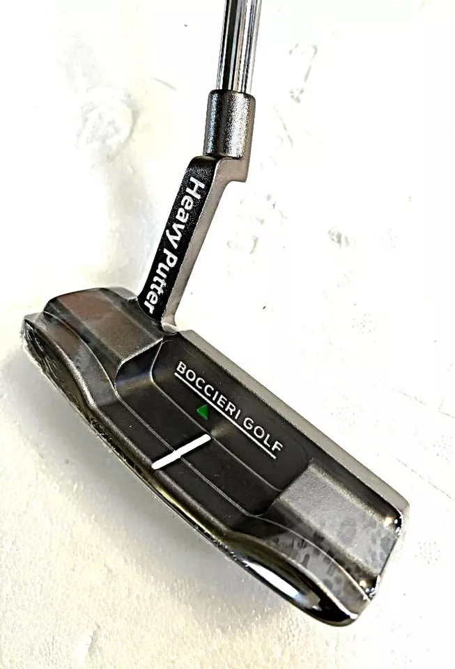 BOCCIERI Q2-M Mid-HEAVY BLADE PUTTER, BIG SOFTY GRIP, EJE APOLLO DERECHO 400g CABEZA Foto 3 de 4