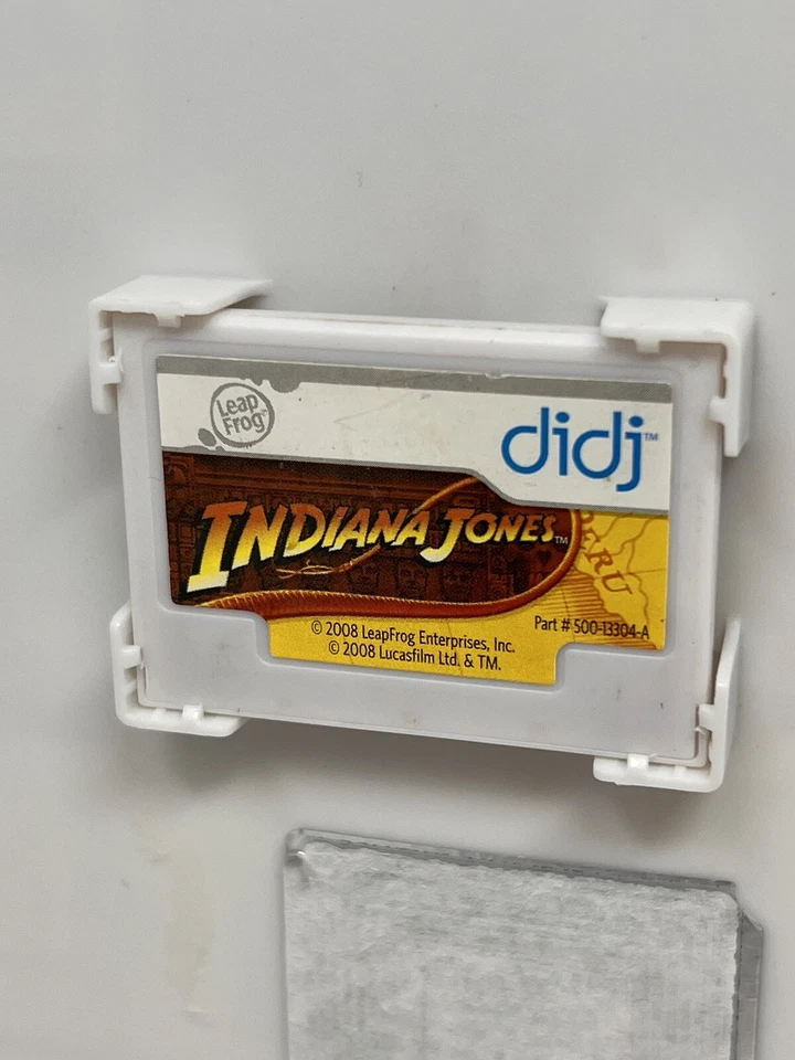 LEAPFROG Learning Game Indiana Jones 2nd-4th Math Facts Didj Custom 2008 - Image 4 of 4