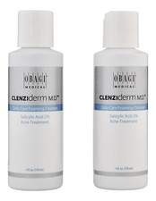 Obagi Clenziderm M.D. Daily Care Foaming Cleanser 2 Ct 4 fl oz. Facial Cleanser