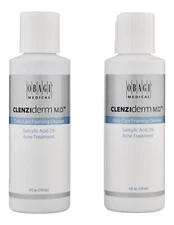 Obagi Clenziderm M.D. Daily Care Foaming Cleanser 2 Ct 4 fl oz. Facial Cleanser