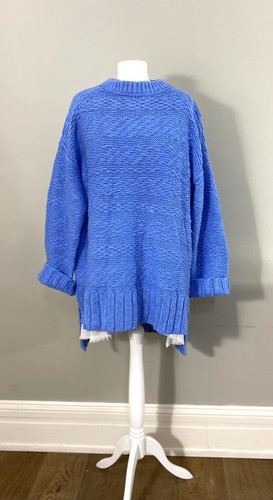 oversized royal blue sweater