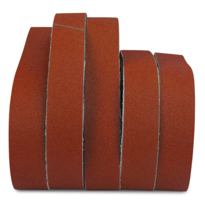 2'' x 72'' 36 Grit Knife Maker Ceramic Sanding Belt Kit Metal Grinding - 7 PACK