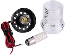 12V Boat Navigation Light LED Marine Yacht Stern Anchor Lamp All Round White 2NM
