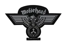 Motorhead Hammered Cut Out Woven Sew On Patch 17-2