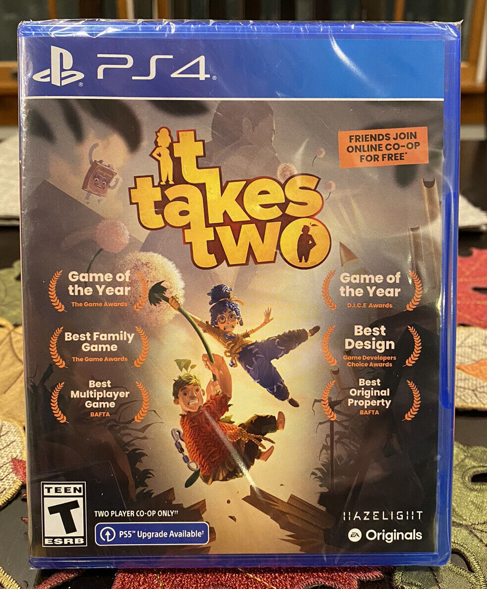 It Takes Two PS4 with PS5 Upgrade New!!! Sealed!!!