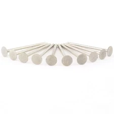 30Pcs T Shape Head 8mm Diamond Burrs Bits Grinding Drill Carving Rotary Tools