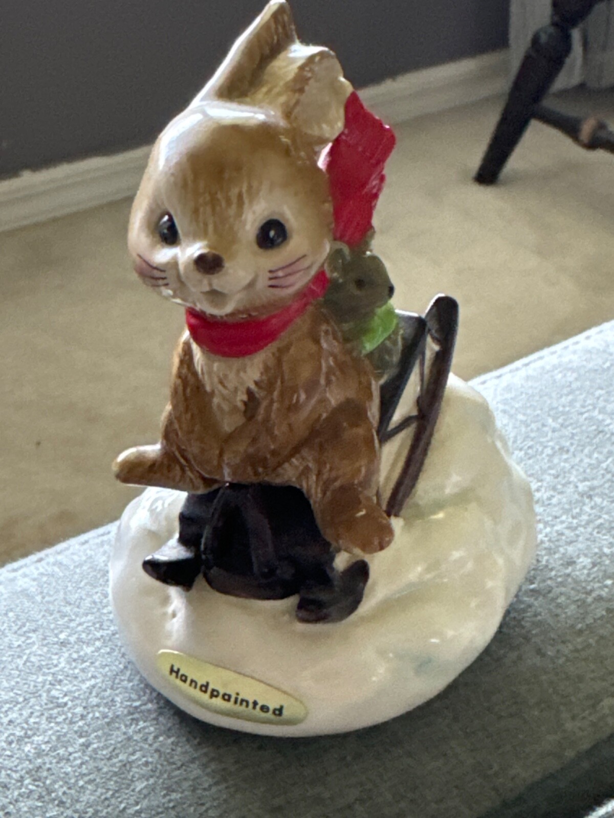 Otagiri musical bunny on sled