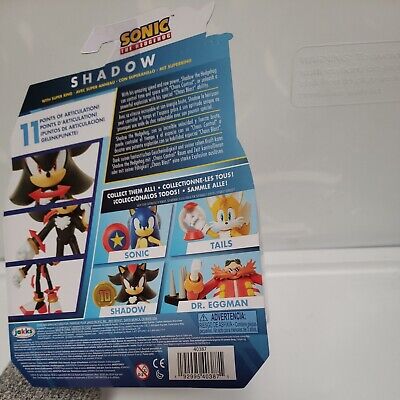 Sonic The Hedgehog - Shadow with Super Ring - 4 Inch Action Figure