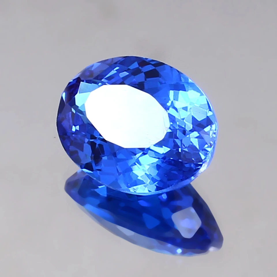 AAA Natürlich Ceylon Kornblumen Blau Spinell Lose Edelstein Oval Schliff 12x8 MM - Bild 3 von 4