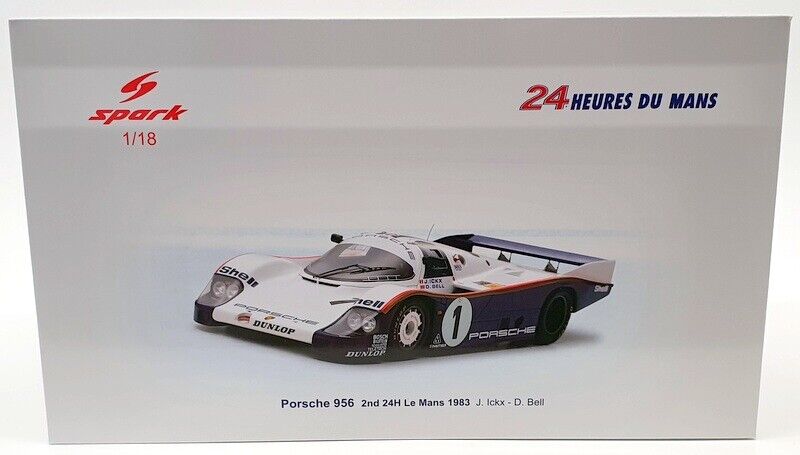 Spark 1/18 Scale Model Car 18S425 - Porsche 956 #1 2nd 24H Spark 1/18 Scale Model Car 18S425 - Porsche 956 #1 2nd 24H