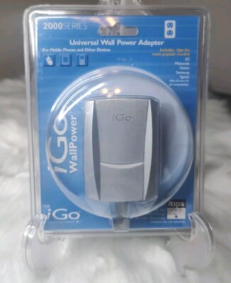 iGo Universal Wall Power 2000 Adapter SILVER New Sealed iGo PS0205-14-A