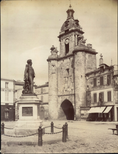 France, La Rochelle, Grosse Horloge, vintage print, ca.1890 Tirage vintage tir - Photo 1/2